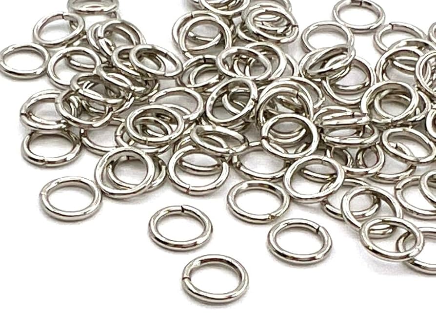 わずか❗️シルバー925丸カン直径8mm 線径1.2mm （開閉有り） わずか❗️シルバー925丸カン直径8mm 線径1.2mm （開閉有り